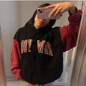 Black and Red New York Hoodie